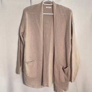 Maurices Solid Knit Open Front Pocket Cardigan